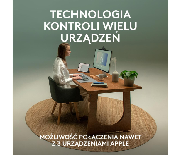 LOGITECH Zestaw klawiatura i mysz Pebble Combo for Mac Tonal Graphite 920-012244 Grafitowy - 1172745 - zdjęcie 9